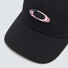 Load image into Gallery viewer, Oakley Tincan Cap (black/american flag)

