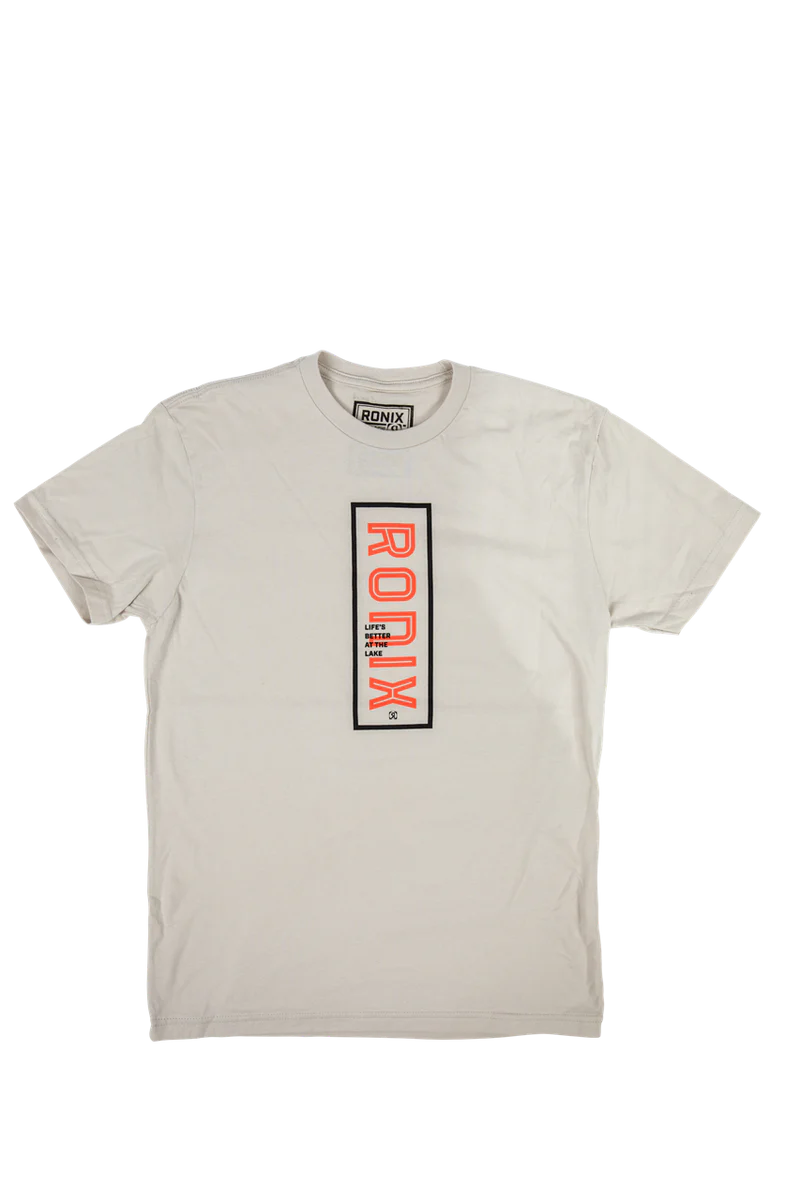 RONIX - Women's Lake - T-Shirt (2024) - Oatmeal / Neon Pink