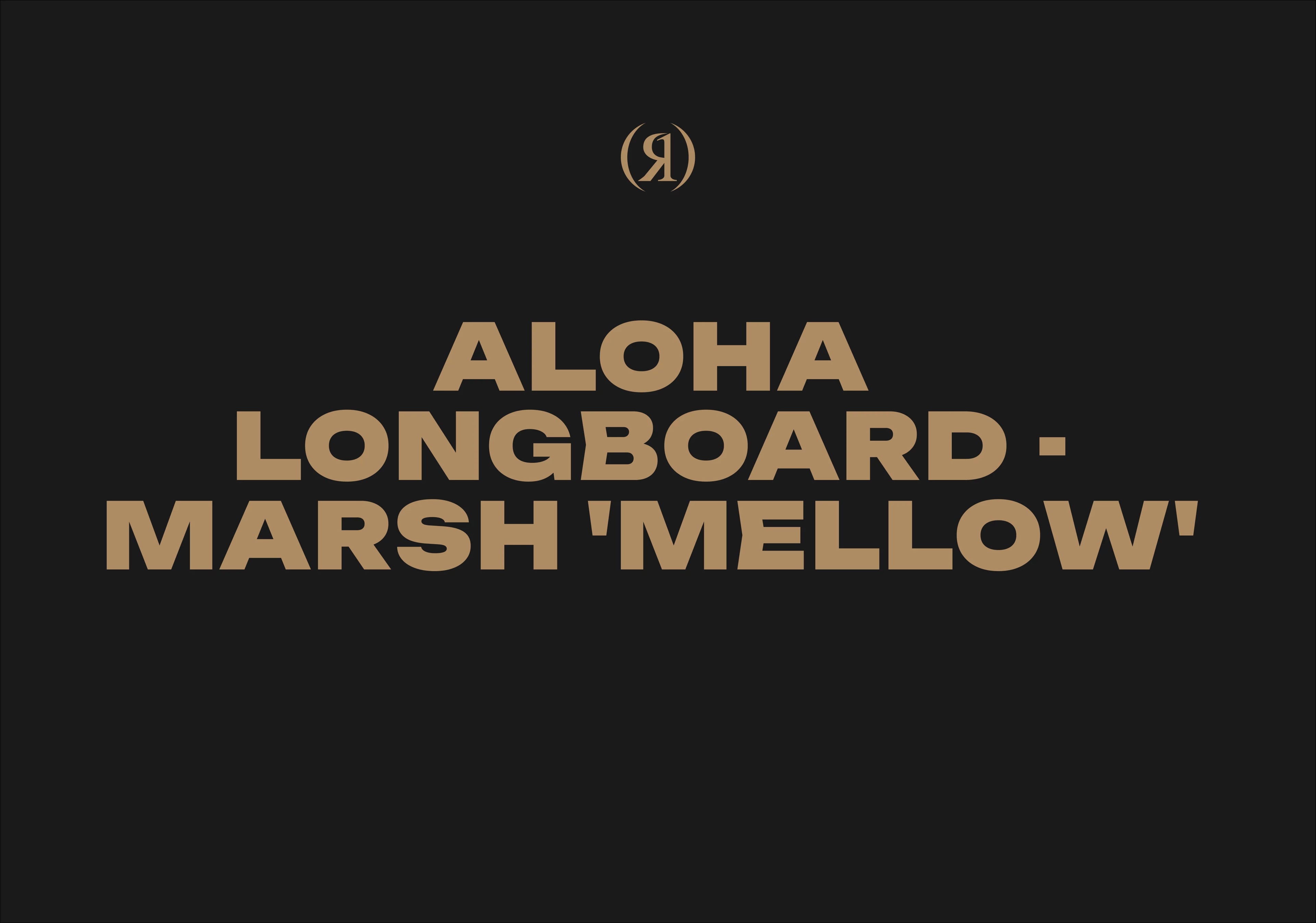 RONIX WAKESURF 2026 - Aloha Longboard - Marsh 'Mellow' - Mist / Bamboo