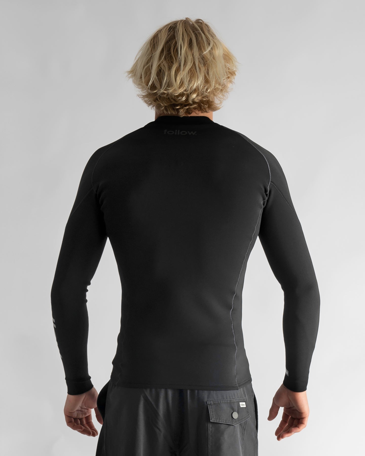 FOLLOW PRO FZ 1MM WETTY TOP - BLACK