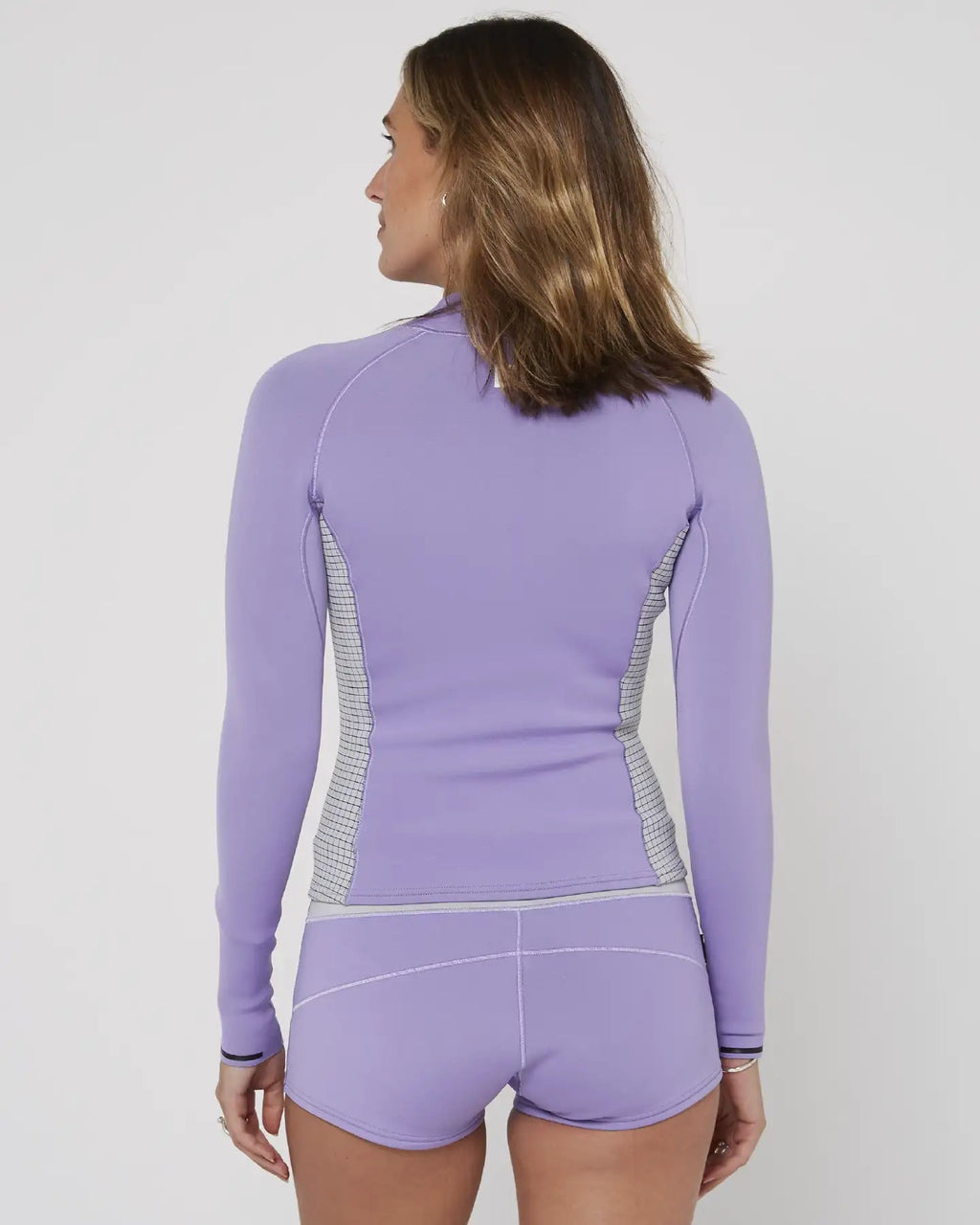 FOLLOW Womens FZ Wetty Top in Purple