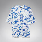 Oakley T-Shirt All Wave Sun Tee (wave print blue/white)