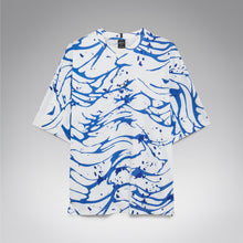 Load image into Gallery viewer, Oakley T-Shirt All Wave Sun Tee (wave print blue/white)
