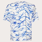 Oakley T-Shirt All Wave Sun Tee (wave print blue/white)
