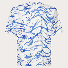 Load image into Gallery viewer, Oakley T-Shirt All Wave Sun Tee (wave print blue/white)
