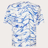Oakley T-Shirt All Wave Sun Tee (wave print blue/white)