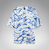 Oakley T-Shirt All Wave Sun Tee (wave print blue/white)