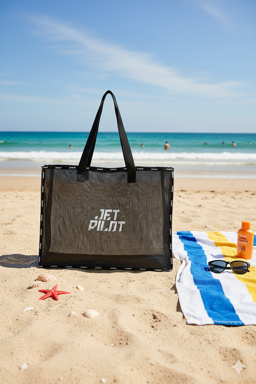 Jetpilot Venture Mesh Tote - Black