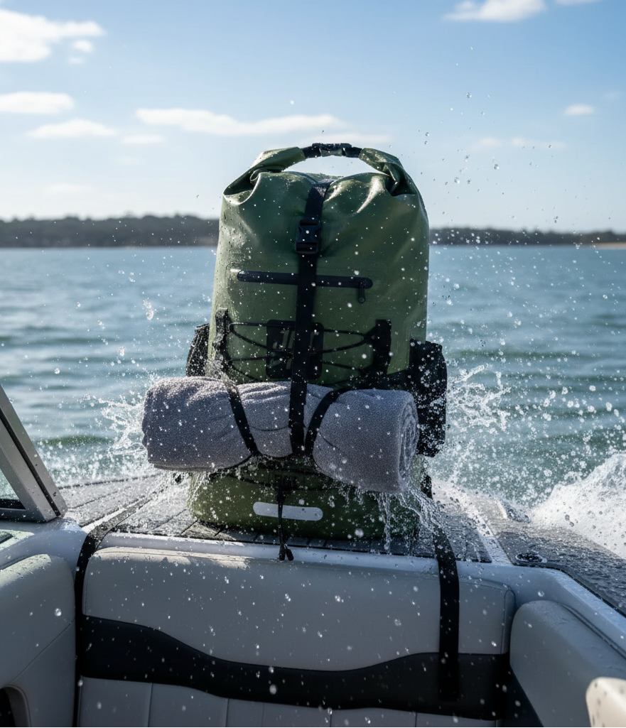 Jetpilot Venture 50L waterproof bag - sage