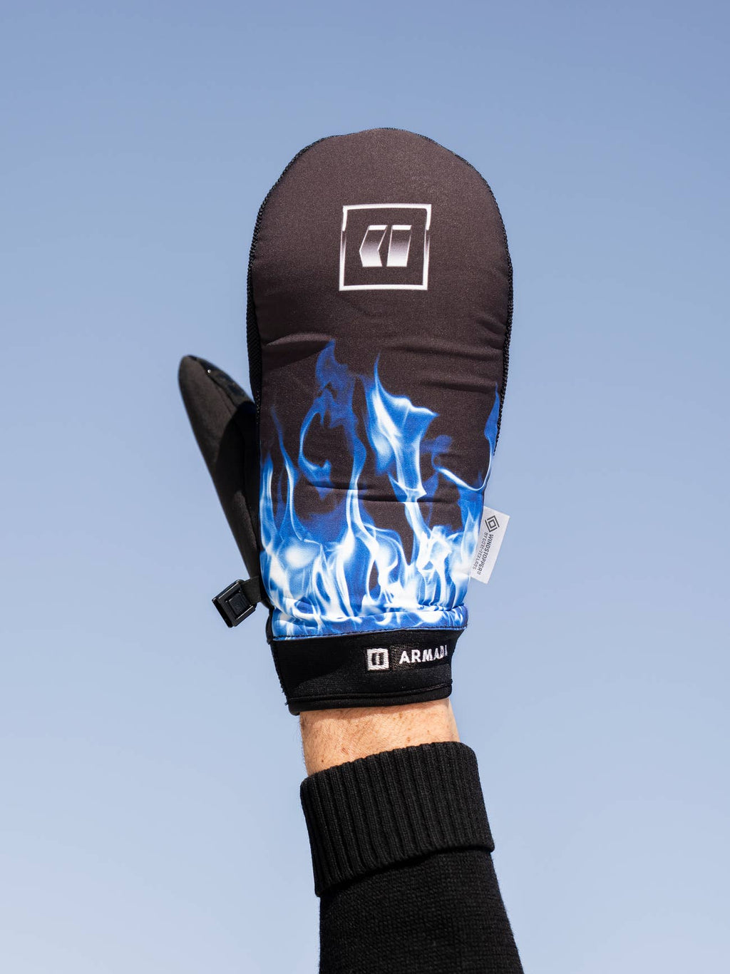 ARMADA _ CARMEL WINDSTOPPER MITT GLOVE - Cold Smoke