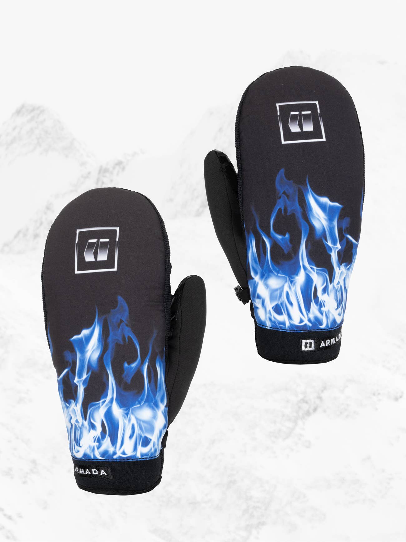 ARMADA _ CARMEL WINDSTOPPER MITT GLOVE - Cold Smoke