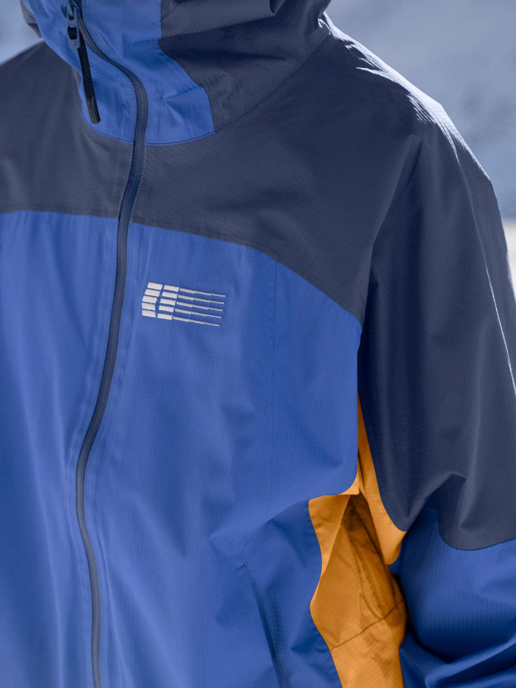 ARMADA _ ANSEL 2L SHELL JACKET - Dazzler-Navy-Golden