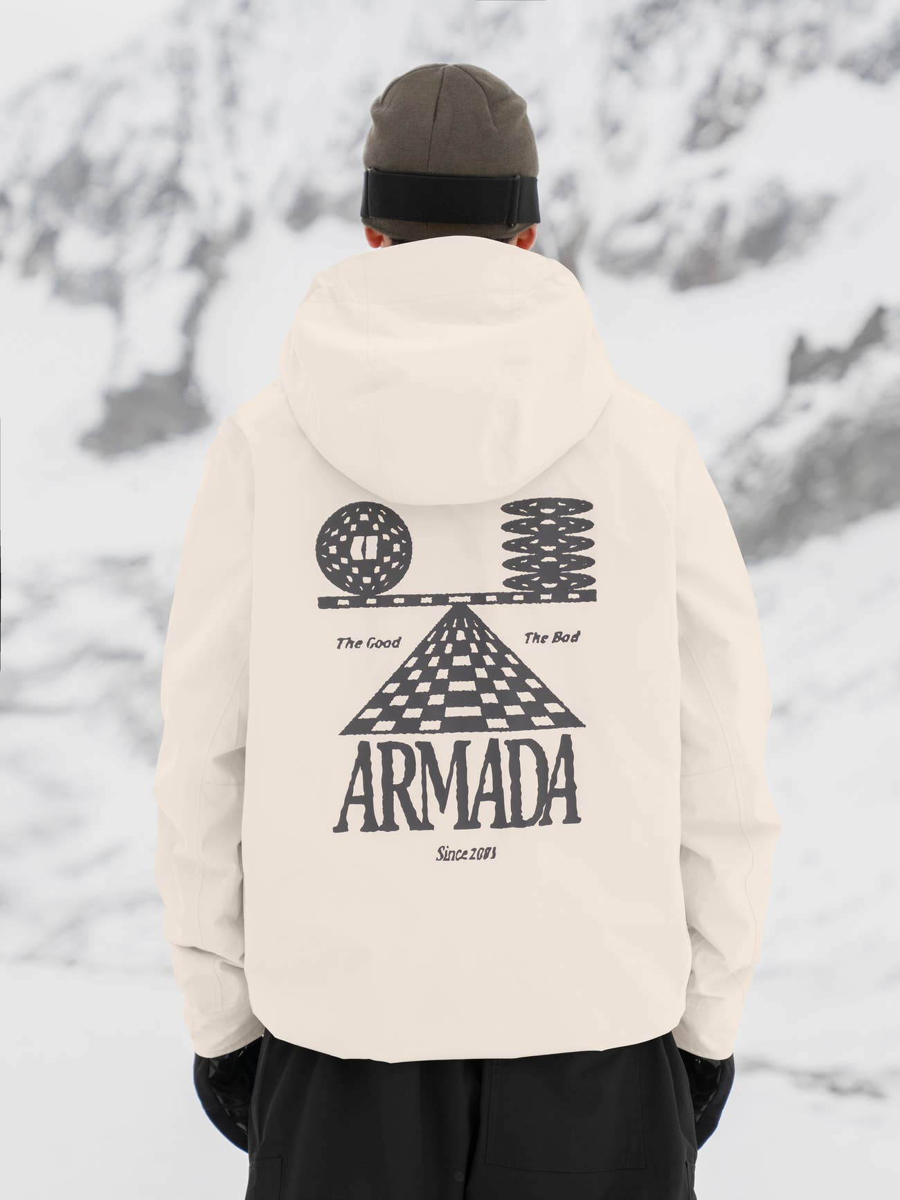 ARMADA _ REEDY 2L INSULATED JACKET - Cream