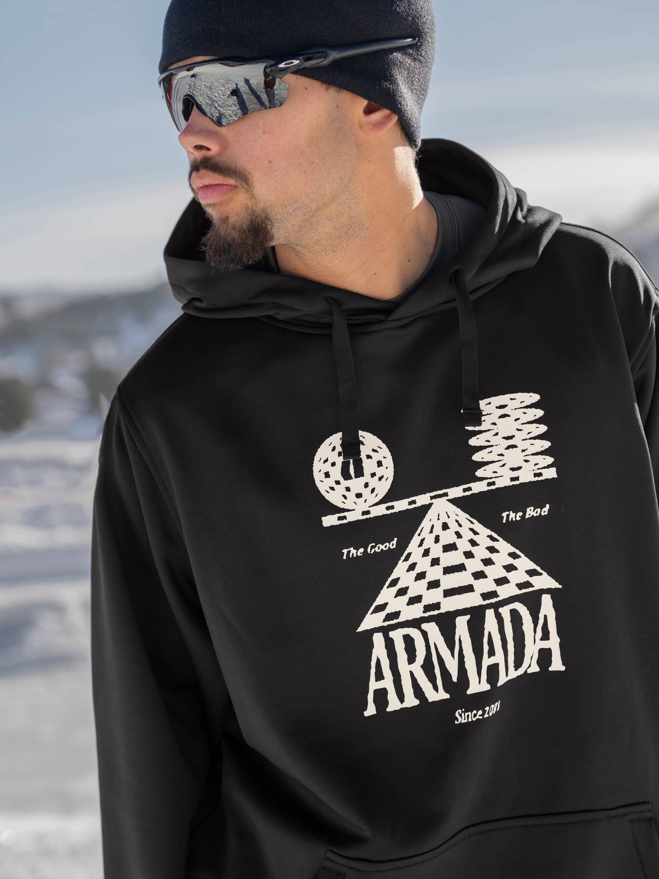 ARMADA _ ROLLIN HOODIES - Black