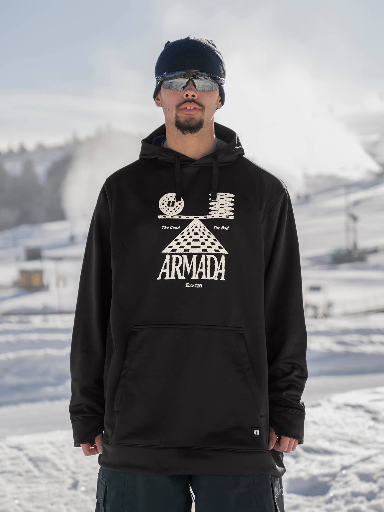 ARMADA _ ROLLIN HOODIES - Black
