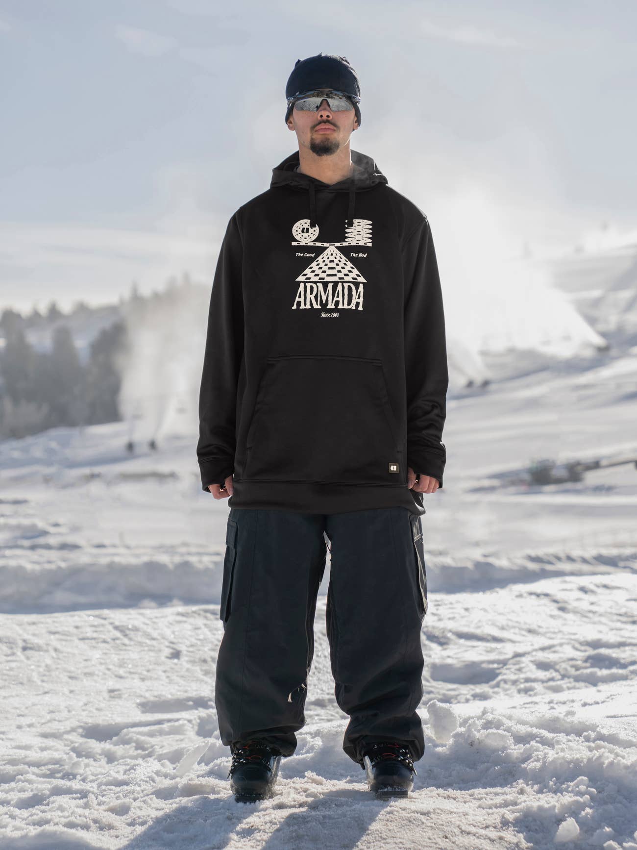 ARMADA _ ROLLIN HOODIES - Black