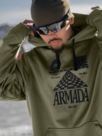 ARMADA _ ROLLIN HOODIES - Olive