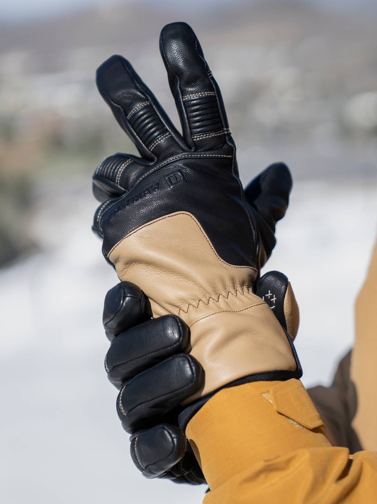 ARMADA _ WASCO WORK GLOVE - Black / Sand