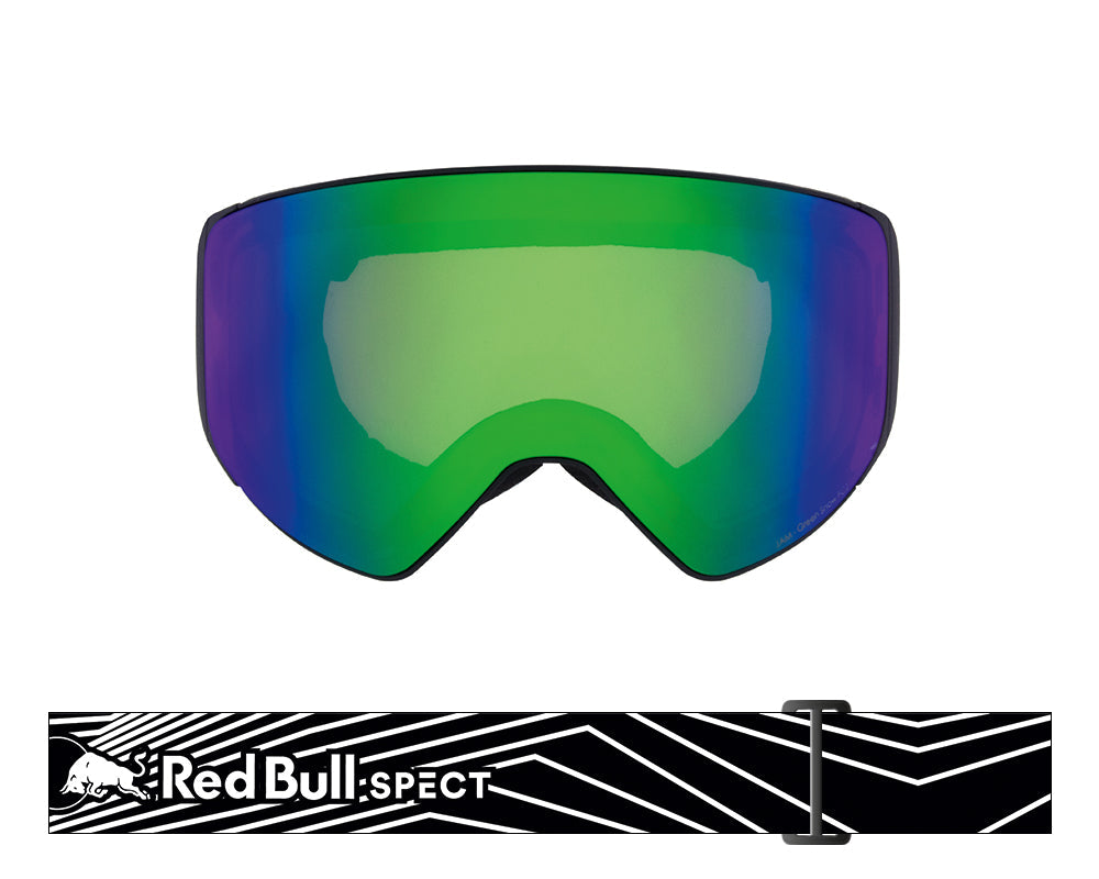 RedBull Spect Eyewear Snow Goggle JAM-02 / Rose Lens with Green mirror