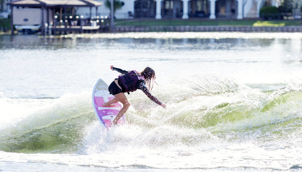 RONIX WAKESURF 2026 - Girl's Sonic - Fish - Pink Splash