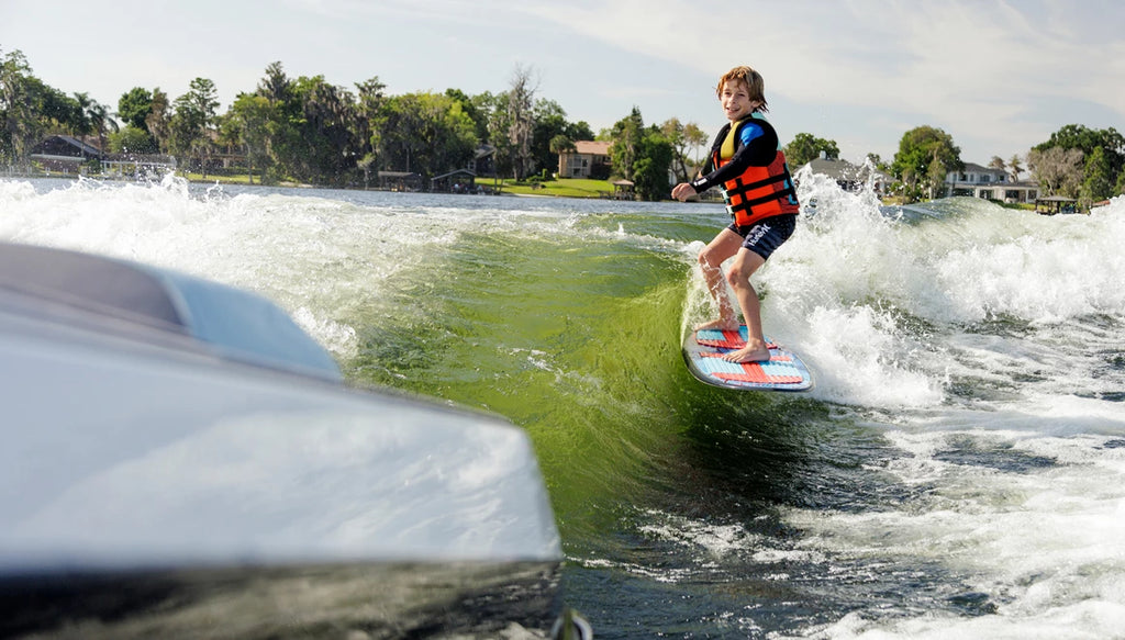 RONIX WAKESURF 2026 - Sonic - Skimmer - Blue / Red Fish Eye