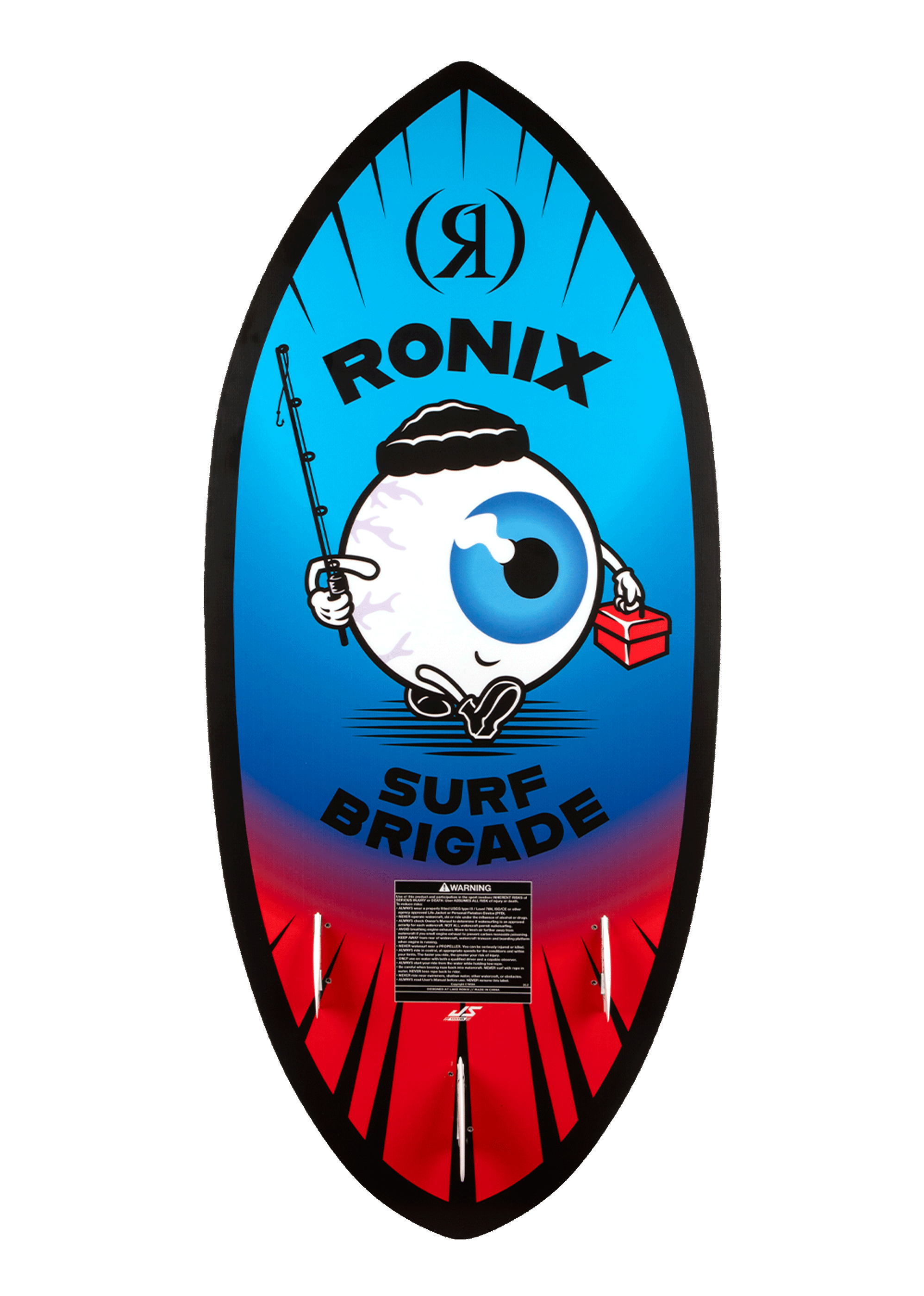 RONIX WAKESURF 2026 - Sonic - Skimmer - Blue / Red Fish Eye