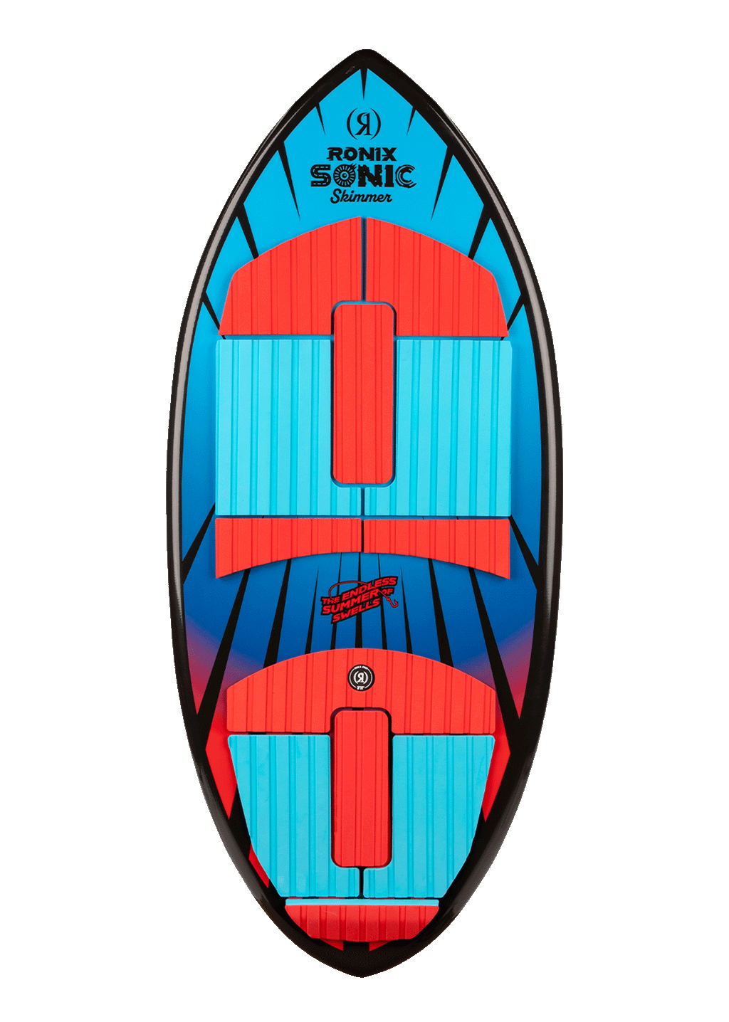 RONIX WAKESURF 2026 - Sonic - Skimmer - Blue / Red Fish Eye