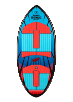 RONIX WAKESURF 2026 - Sonic - Skimmer - Blue / Red Fish Eye