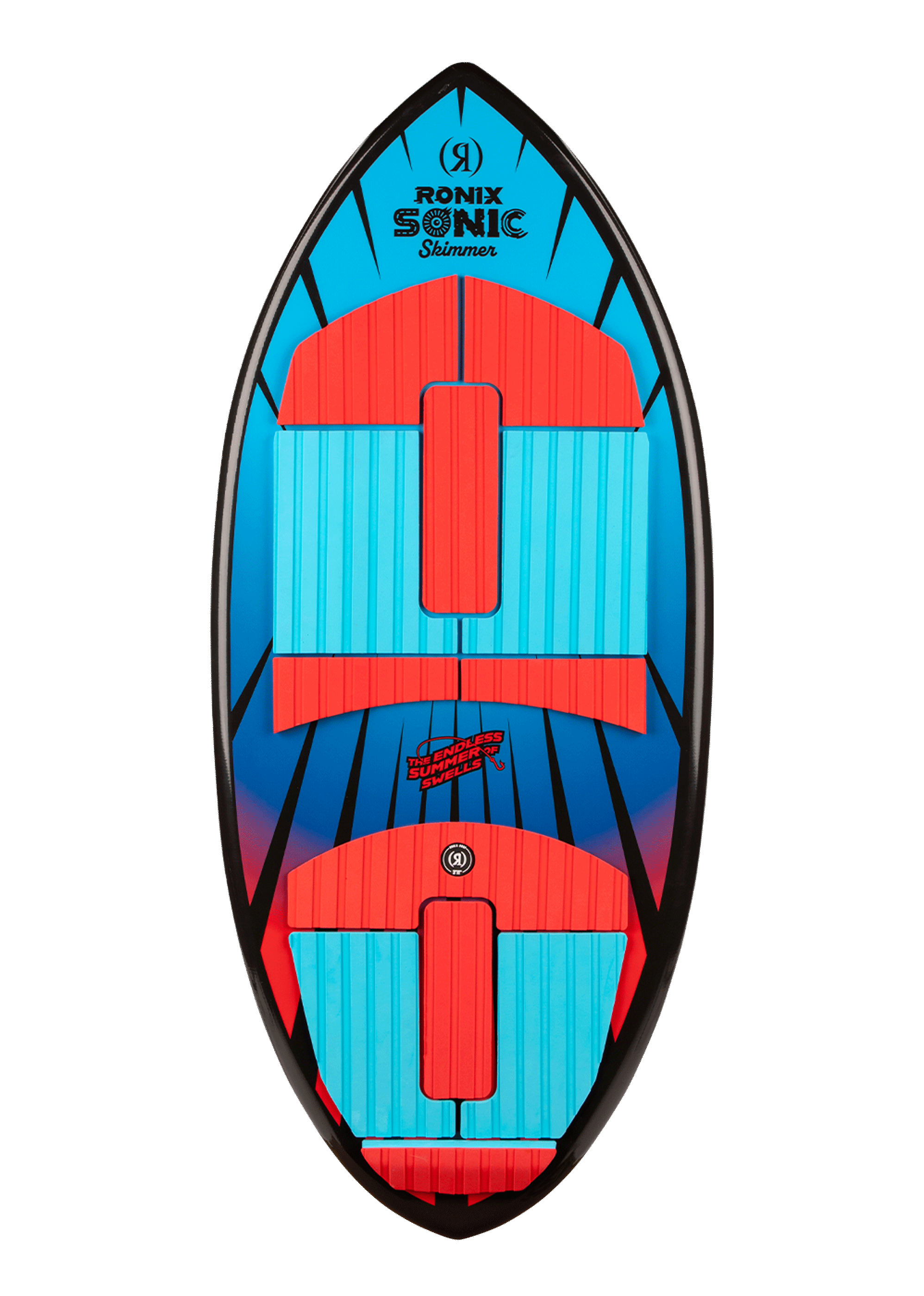 RONIX WAKESURF 2026 - Sonic - Skimmer - Blue / Red Fish Eye