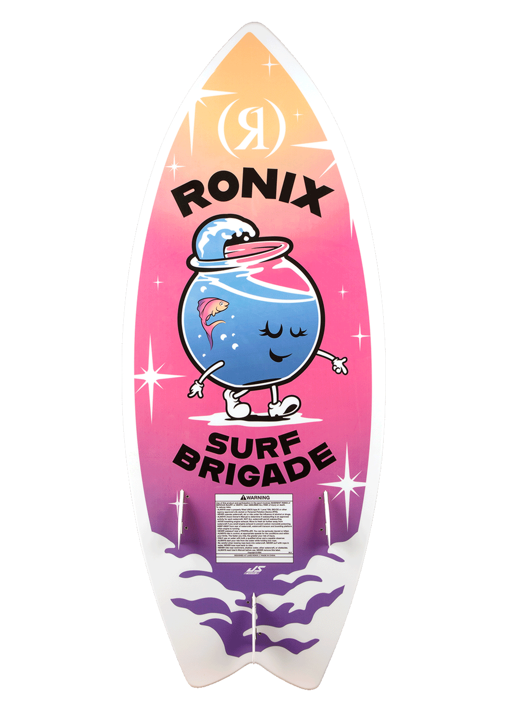 RONIX WAKESURF 2026 - Girl's Sonic - Fish - Pink Splash
