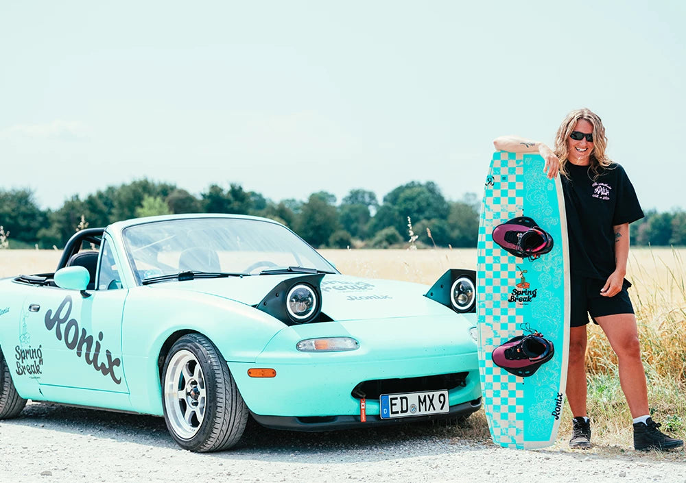 RONIX PARK BOARDS 2026 - Spring Break - All Over Flex  - Checkered Blue