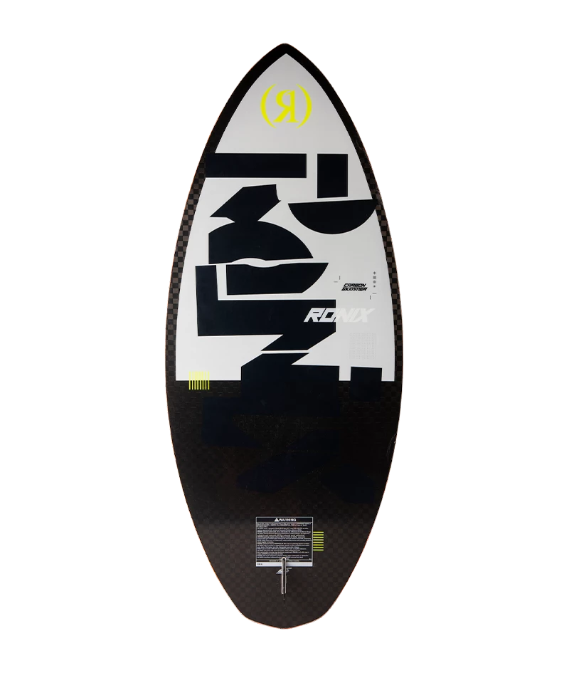 RONIX WAKESURF 2026 - Carbon Air Core 4 Skimmer - Black / White / GP Yellow