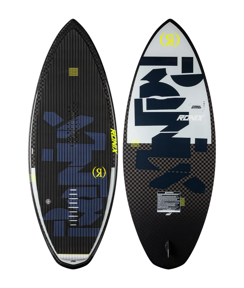 RONIX WAKESURF 2026 - Carbon Air Core 4 Skimmer - Black / White / GP Yellow