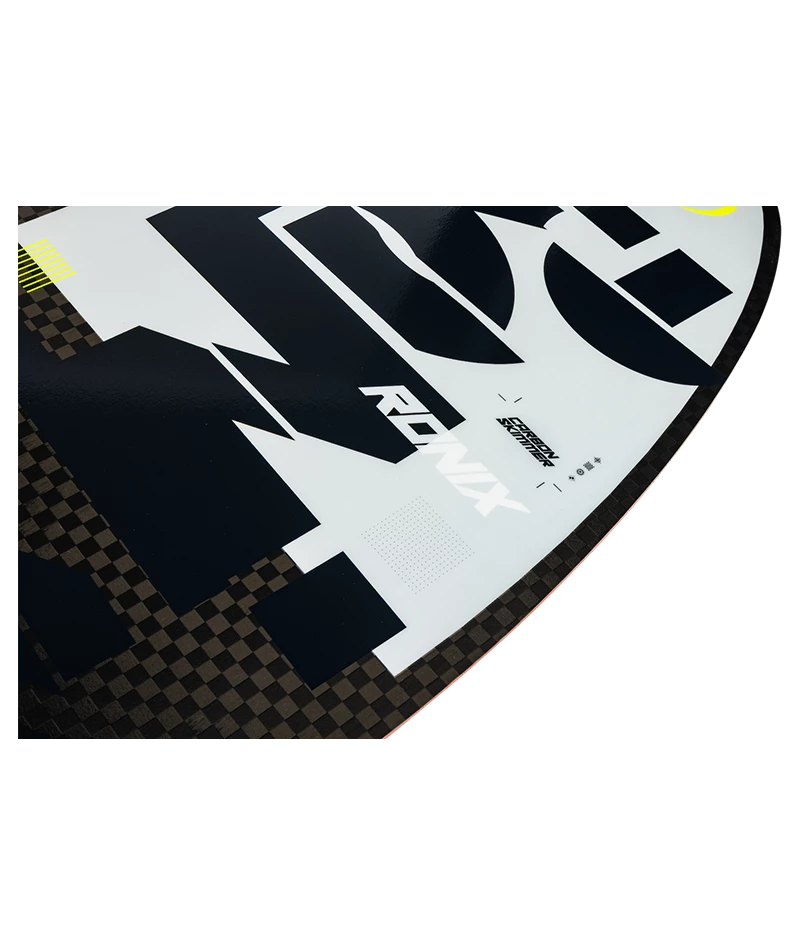RONIX WAKESURF 2026 - Carbon Air Core 4 Skimmer - Black / White / GP Yellow