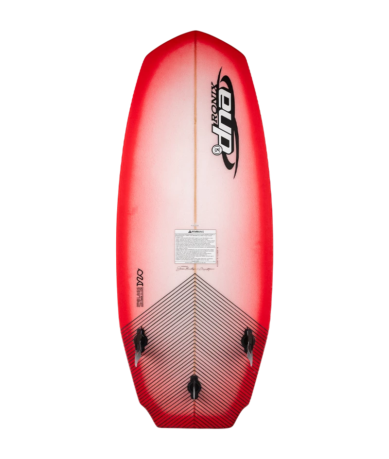 RONIX WAKESURF 2026 - DNA - Flyweight Pro - Arctic / Racing Red / Carbon