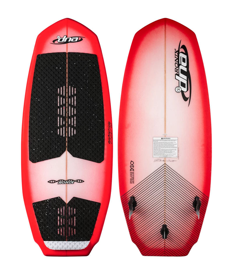 RONIX WAKESURF 2026 - DNA - Flyweight Pro - Arctic / Racing Red / Carbon