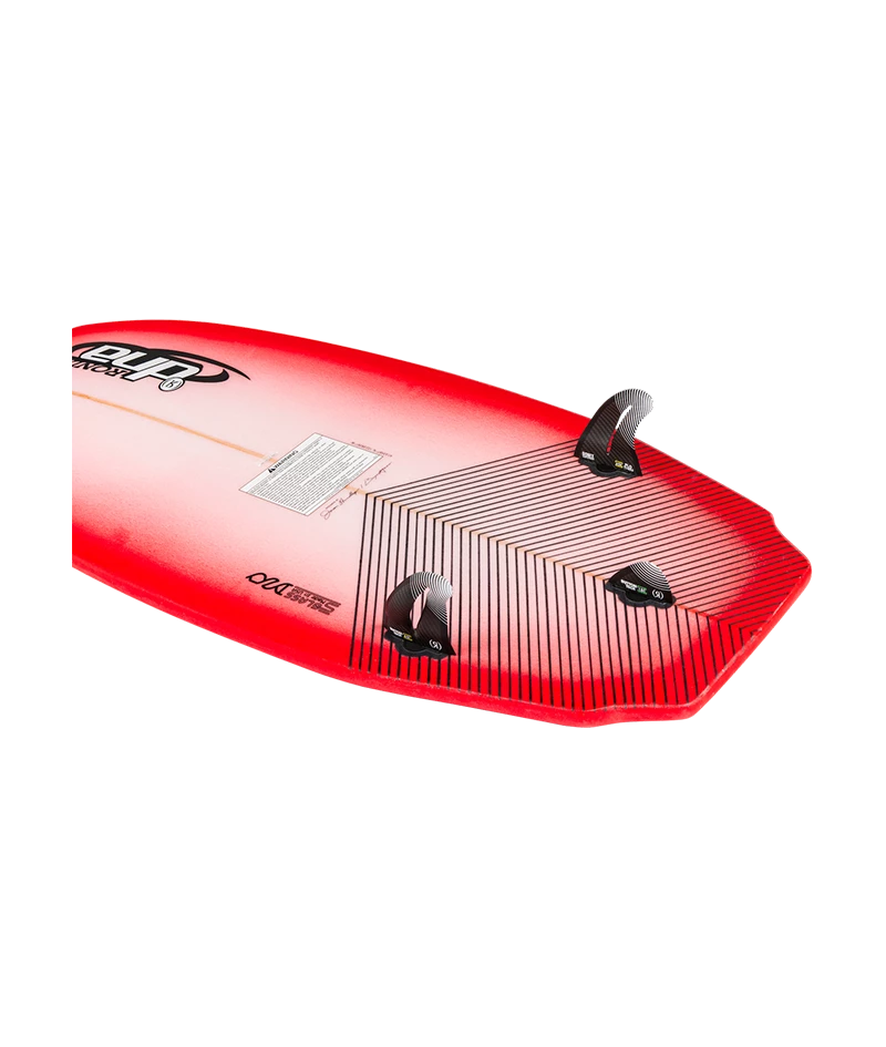 RONIX WAKESURF 2026 - DNA - Flyweight Pro - Arctic / Racing Red / Carbon