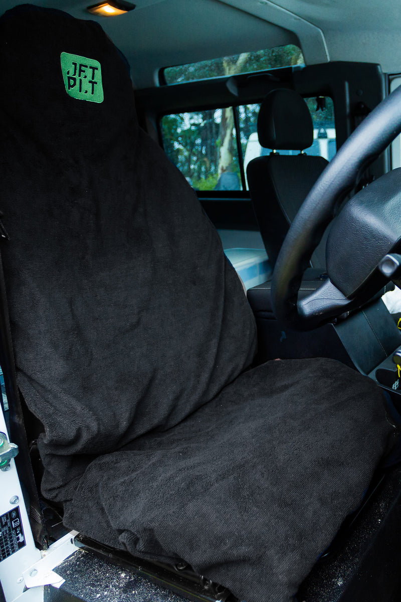 Jetpilot Car Seat Cover Towel - Black