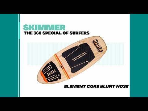 RONIX WAKESURF 2023 - Element Core - Blunt Nose Skimmer - Paulownia / Sunset