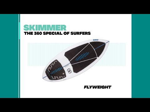 RONIX WAKESURF 2026 - Flyweight - Skimmer - Glacier White / Navy