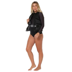 Jetpilot Allure lycra ladies swimsuit - Black