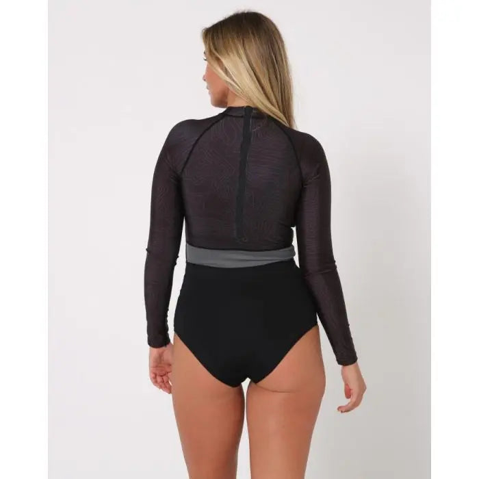 Jetpilot Allure lycra ladies swimsuit - Black