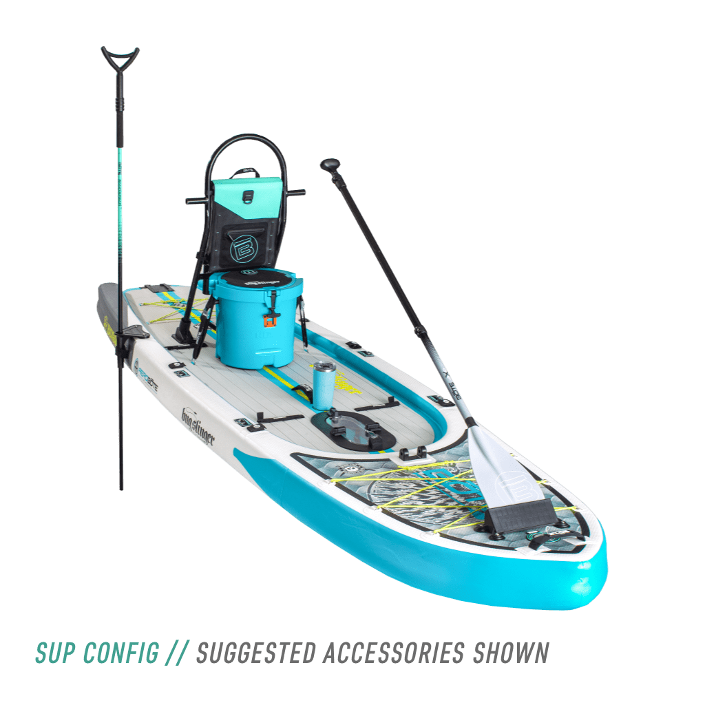 BOTE Rackham Aero 12′4″ Bug Slinger™ Silver King Inflatable Paddle Board