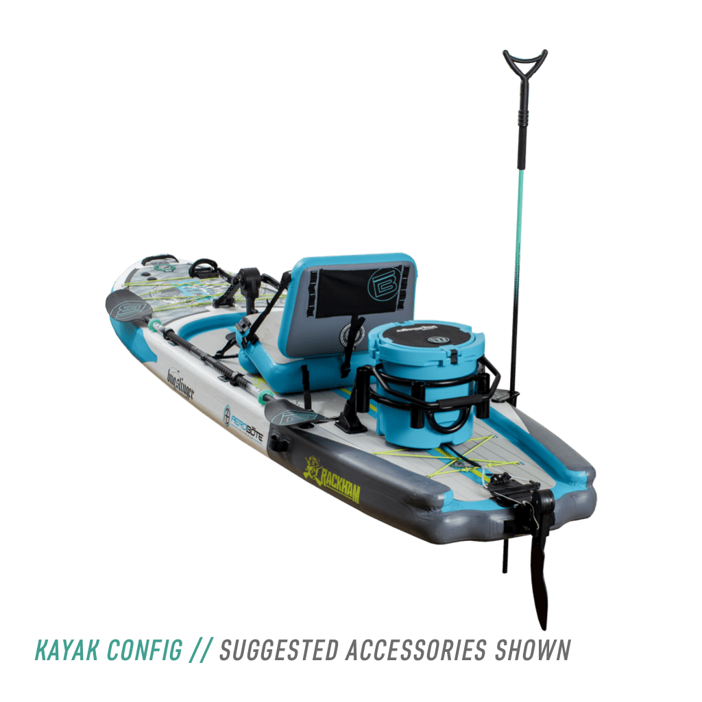 BOTE Rackham Aero 12′4″ Bug Slinger™ Silver King Inflatable Paddle Board