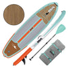 DRIFT Inflatable Stand Up Paddle Board, SUP with Accessories | Coiled Leash, Pump, Lightweight Paddle, Fin & Backpack Travel Bag
