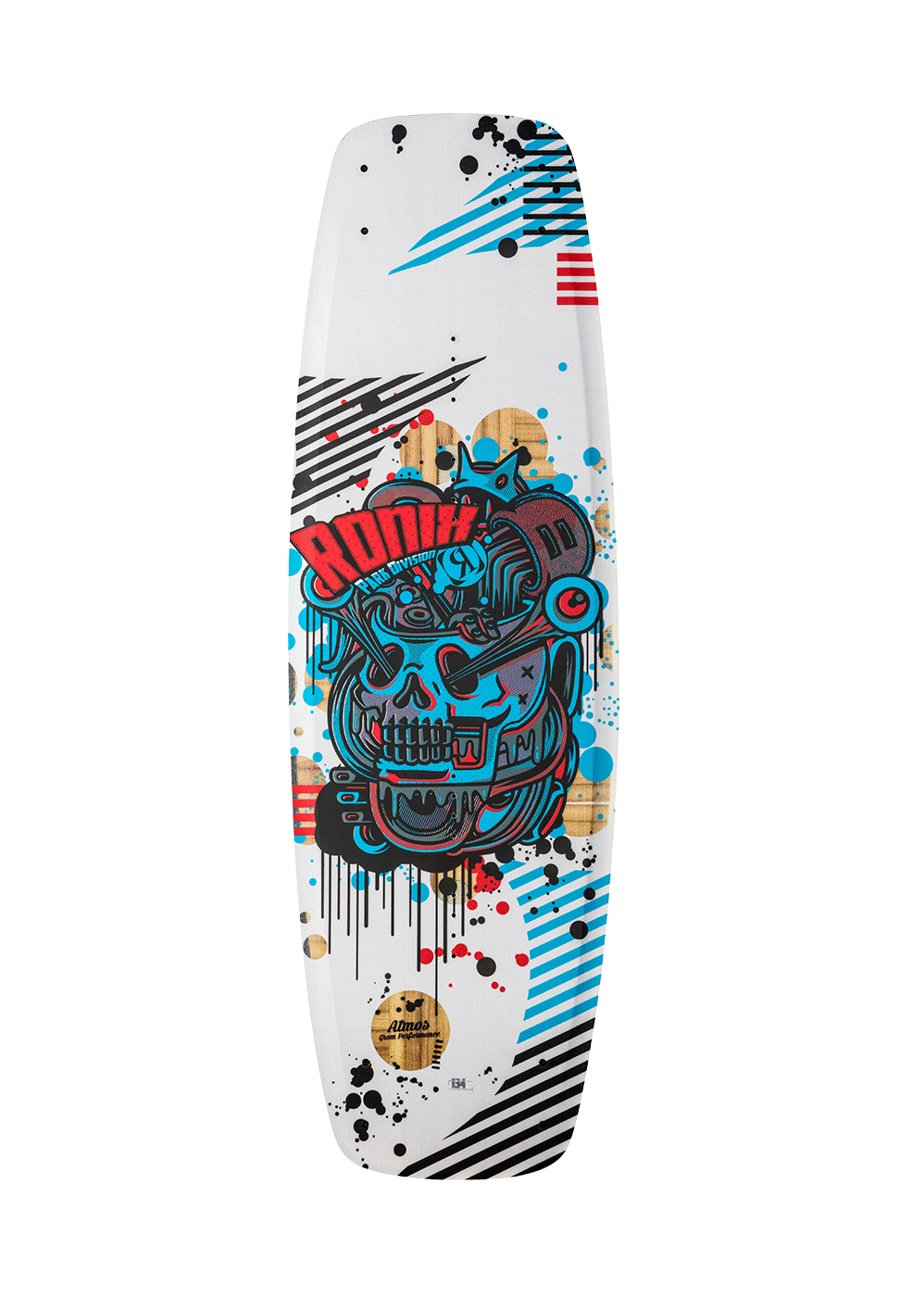 RONIX WAKEBOARDS - ATMOS KID'S PARK BOARD -  SPINE FLEX - White / Blue / Red