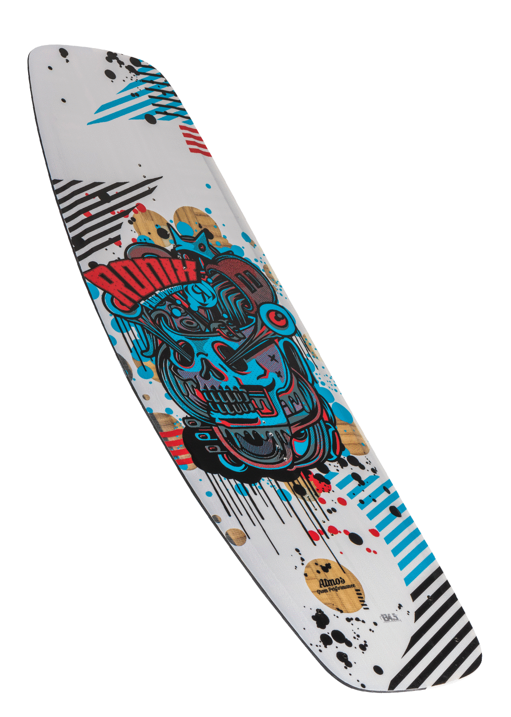 RONIX WAKEBOARDS - ATMOS KID'S PARK BOARD -  SPINE FLEX - White / Blue / Red