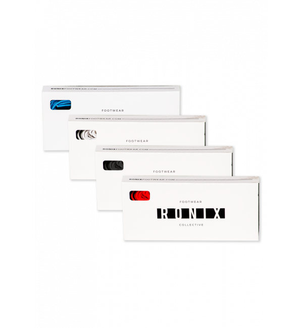 RONIX BINDING - BOOT LACE AUTO LOCK KIT (SET OF 4 LACES AND AUTOLOCKS)