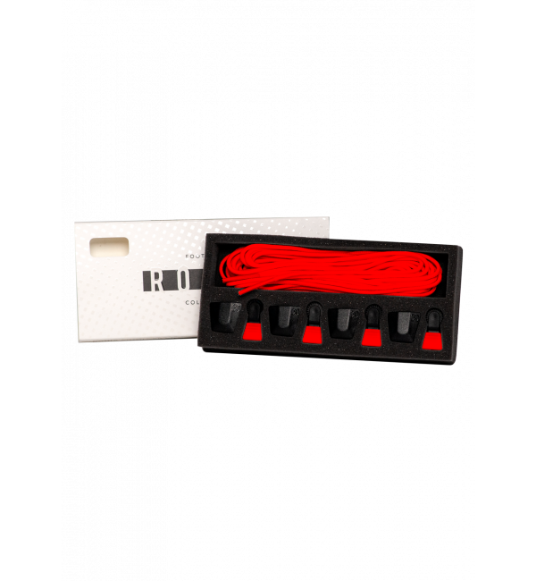 RONIX BINDING - BOOT LACE AUTO LOCK KIT (SET OF 4 LACES AND AUTOLOCKS)
