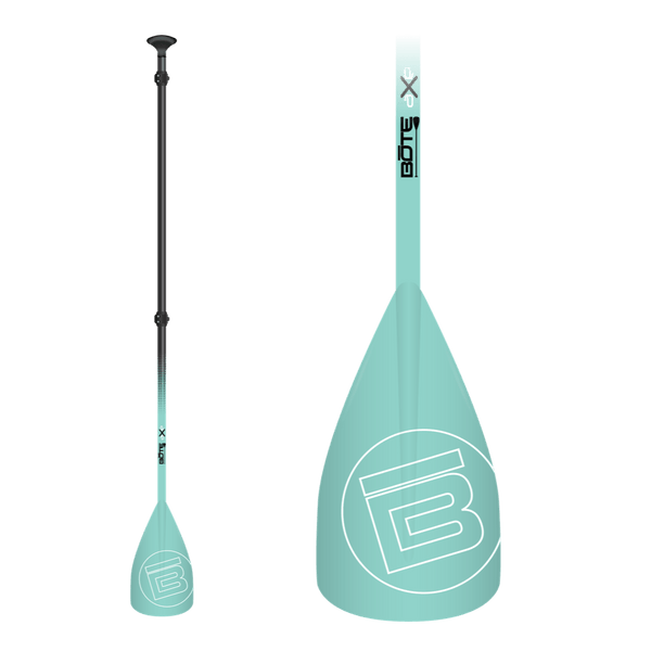 BOTE 3-Piece Adjustable SUP Paddle Seafoam